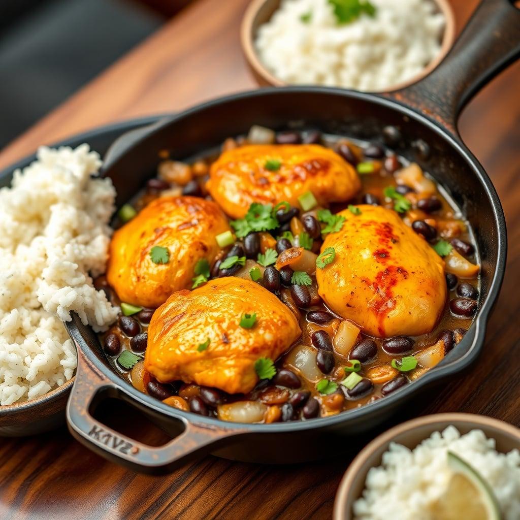 Skillet Tajin Chicken & Black Beans Skillet Tajin Chicken & Black Beans