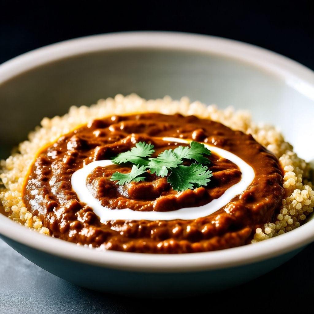Slow-Simmered Dal Makhani with Quinoa Slow-Simmered Dal Makhani with Quinoa