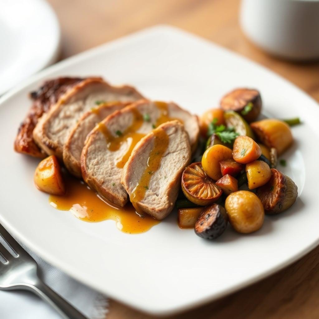 Leftover Honey Mustard Pork and Vegetables Leftover Honey Mustard Pork and Vegetables