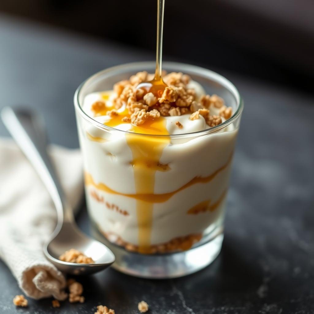 Greek Yogurt with Honey and Granola Greek Yogurt with Honey and Granola