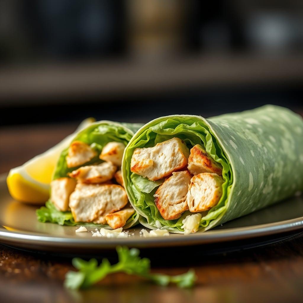 Chicken Caesar Salad Wrap