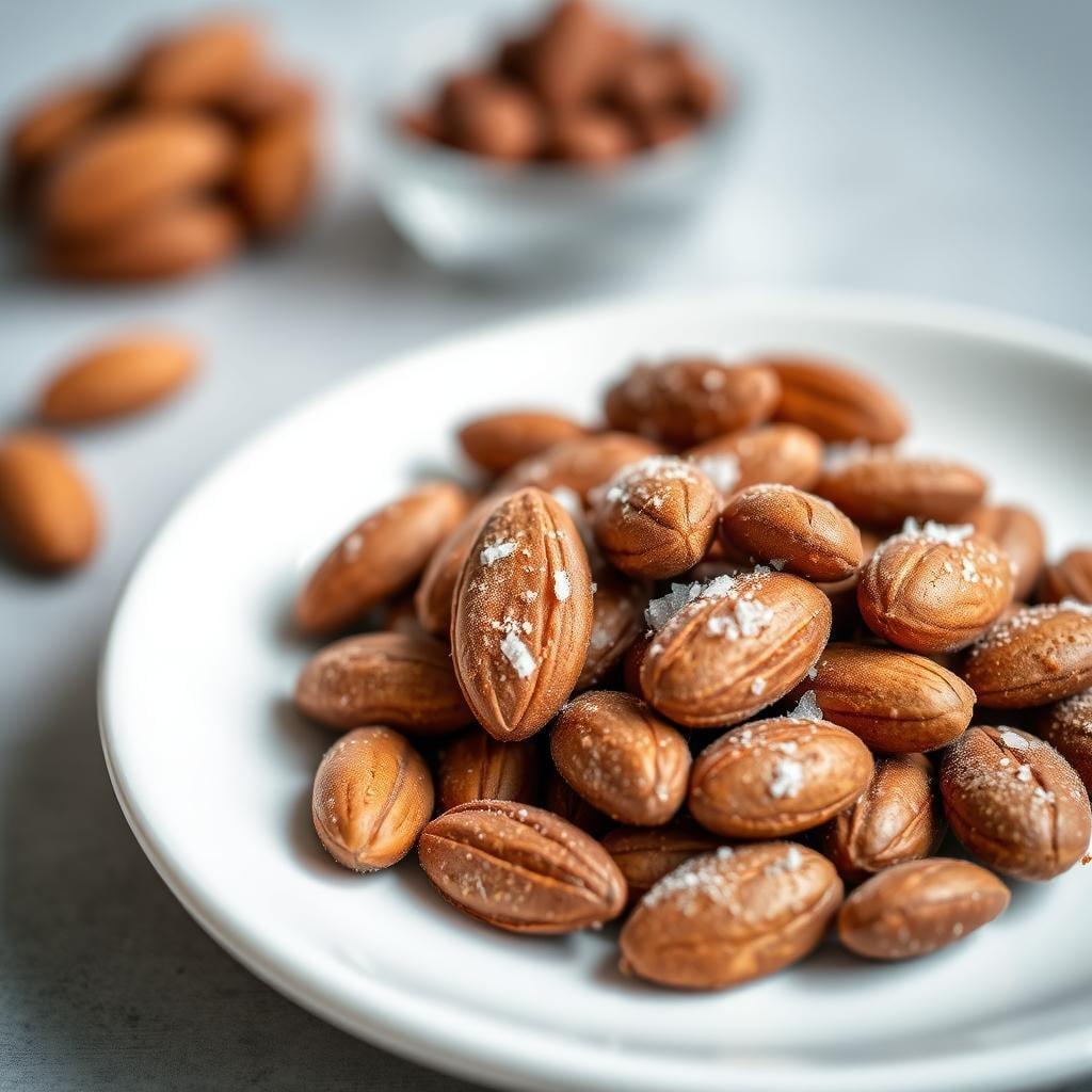 Spiced Cocoa-Dusted Almonds with Sea Salt Spiced Cocoa-Dusted Almonds with Sea Salt