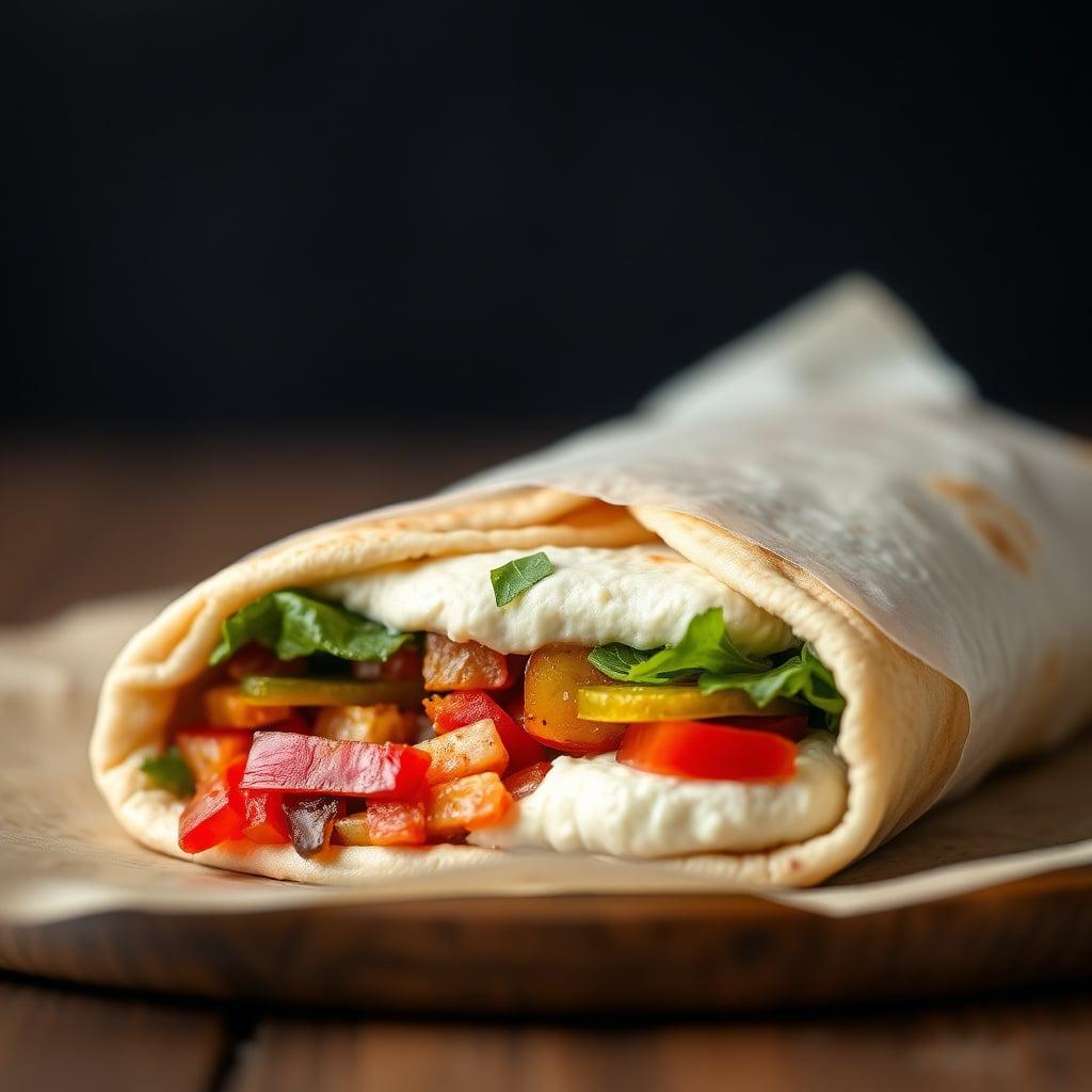 No-Cook Mediterranean Pita Pocket No-Cook Mediterranean Pita Pocket