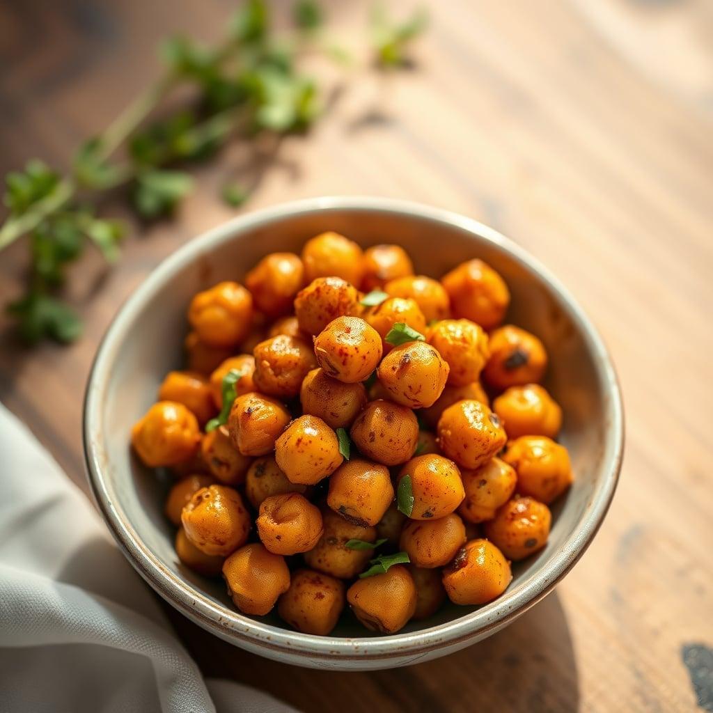 Spiced Roasted Chickpeas with Smoked Paprika Spiced Roasted Chickpeas with Smoked Paprika