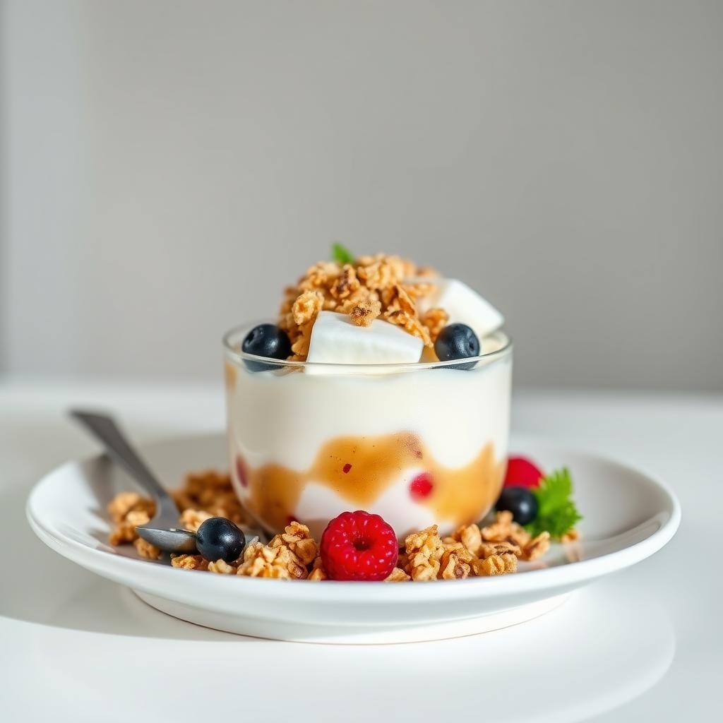 Coconut Yogurt Parfait with Homemade Granola Coconut Yogurt Parfait with Homemade Granola