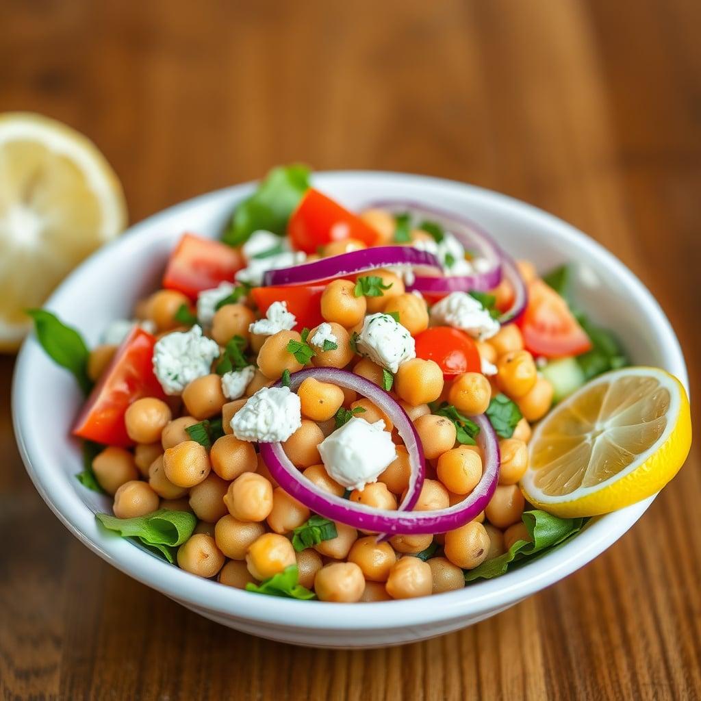 Mediterranean Chickpea Salad Bowl Mediterranean Chickpea Salad Bowl