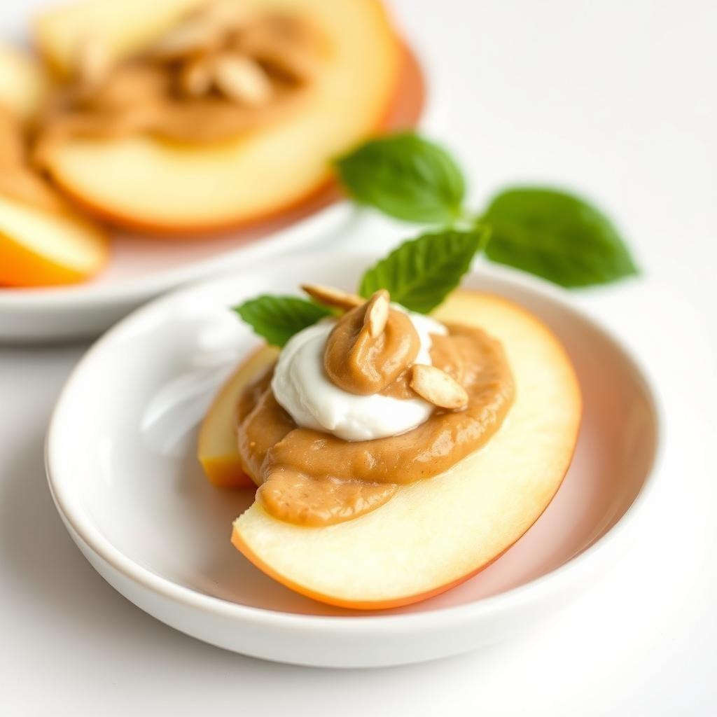 Apple Slices with Almond Butter