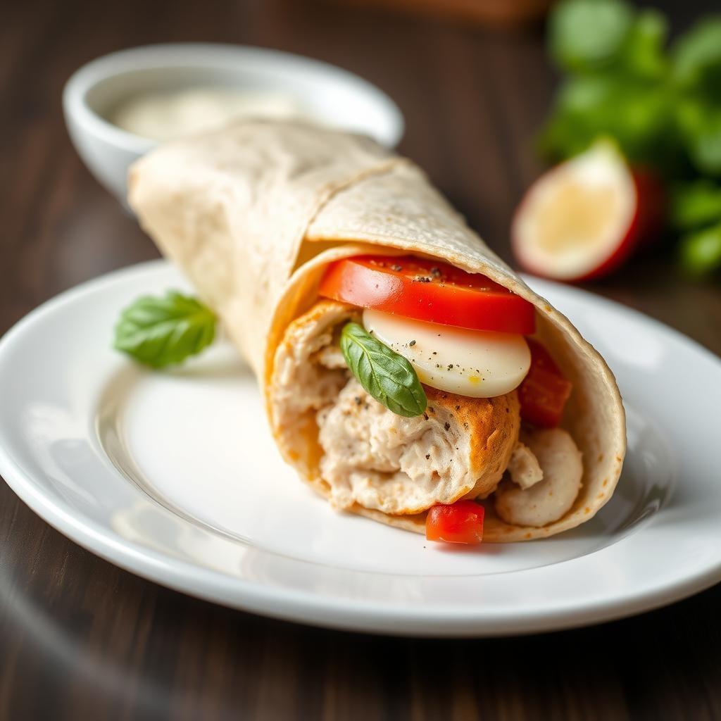 Caprese Chicken Wrap