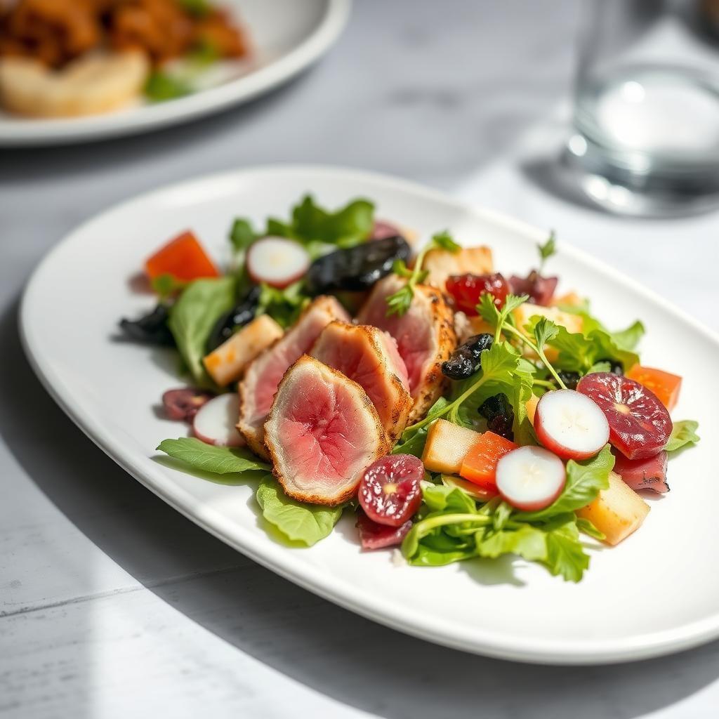 Niçoise-Style Salad with Seared Tuna Niçoise-Style Salad with Seared Tuna