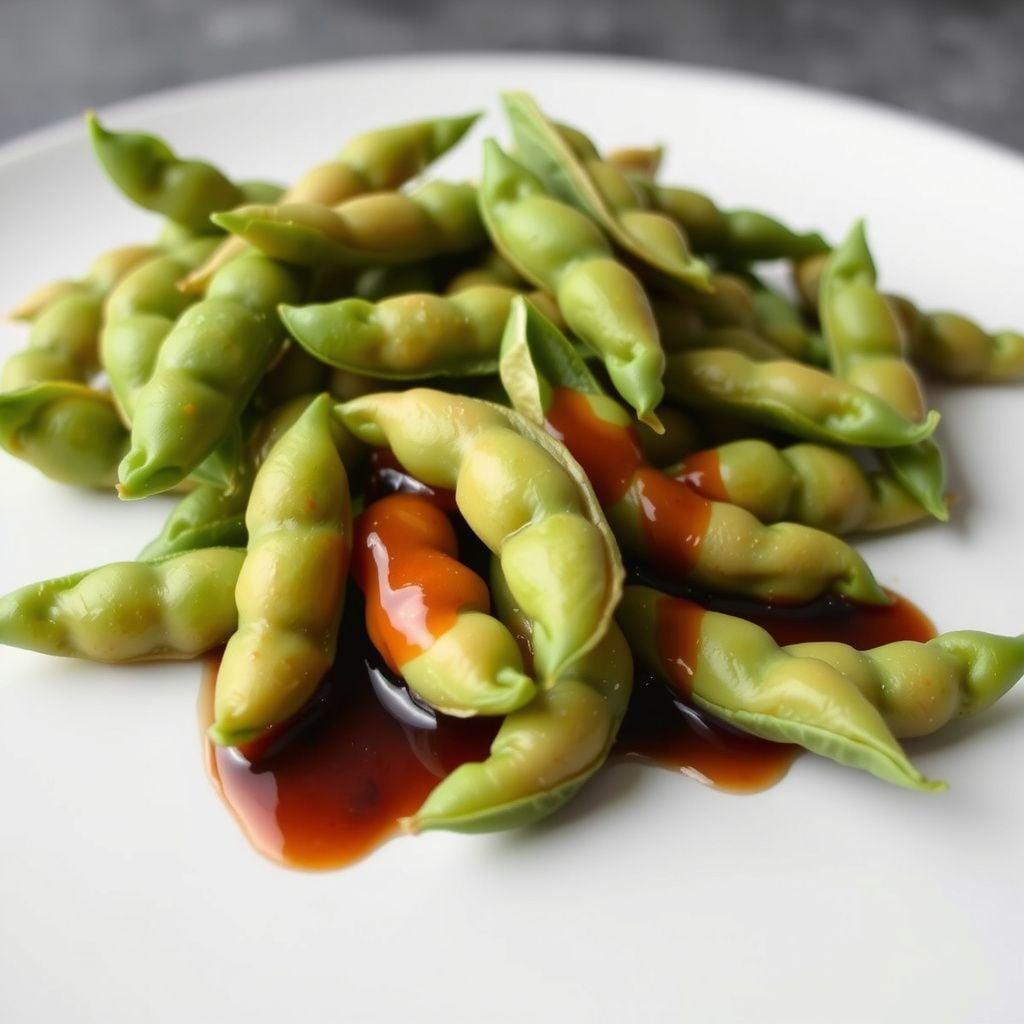 Mirin & Soy Glazed Edamame Mirin & Soy Glazed Edamame