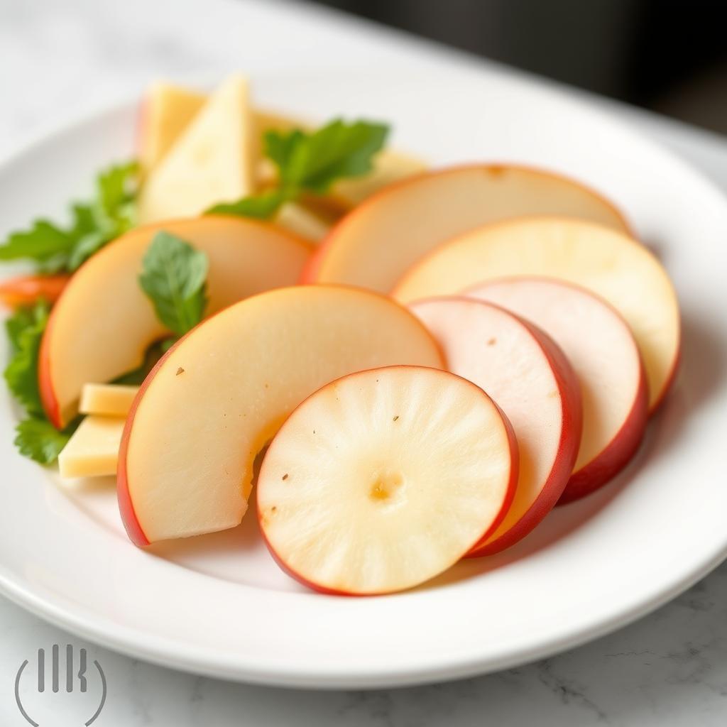 Apple Slices with Cheese Apple Slices with Cheese