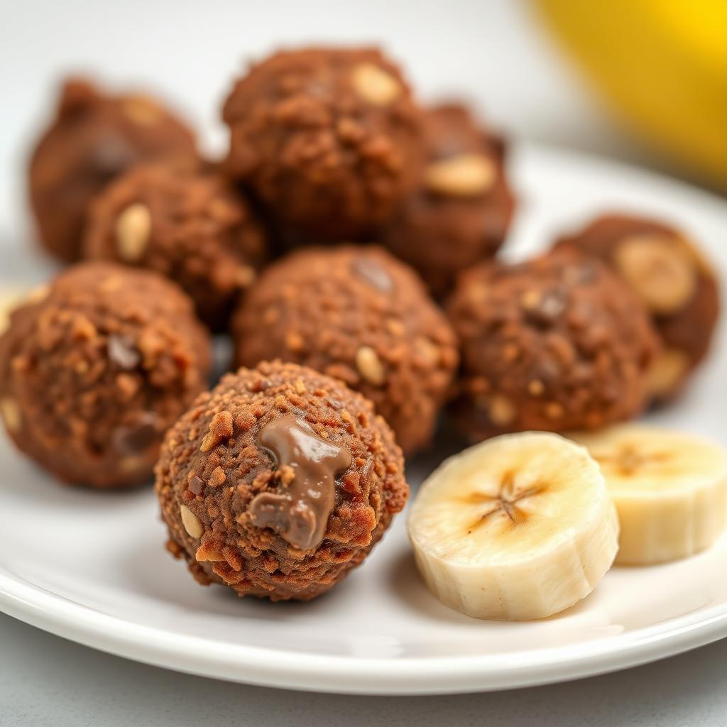 Chocolate Banana Protein Bites Chocolate Banana Protein Bites