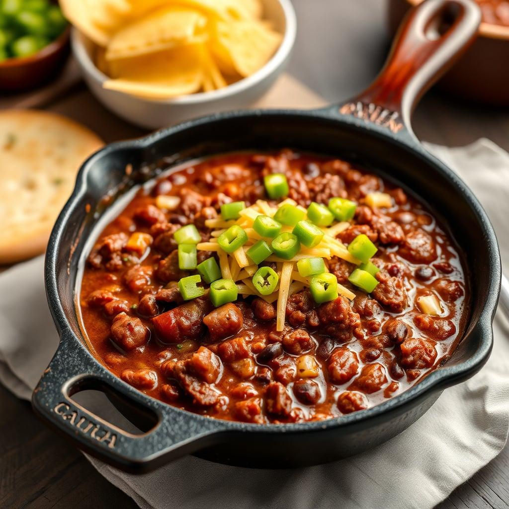Quick Skillet Beef and Black Bean Chili Quick Skillet Beef and Black Bean Chili