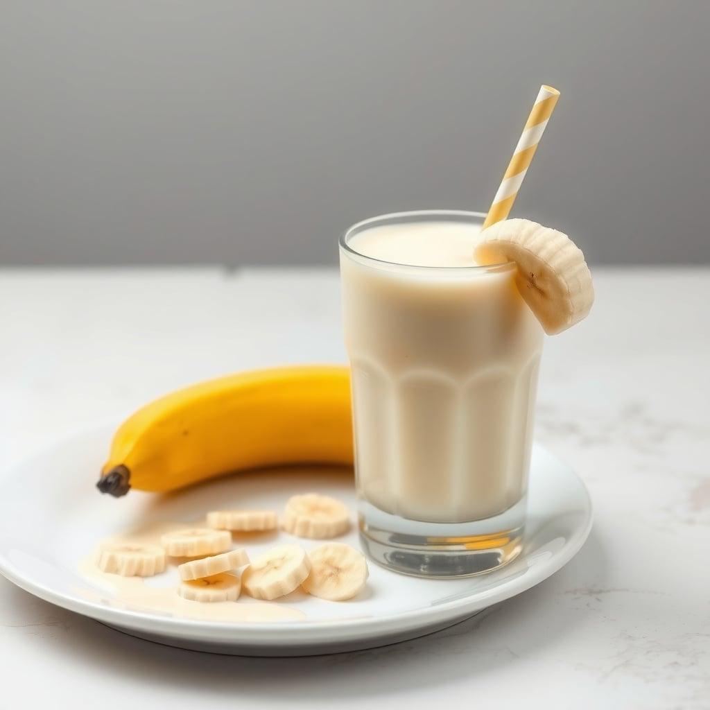 Creamy Banana Vanilla Protein Shake Creamy Banana Vanilla Protein Shake