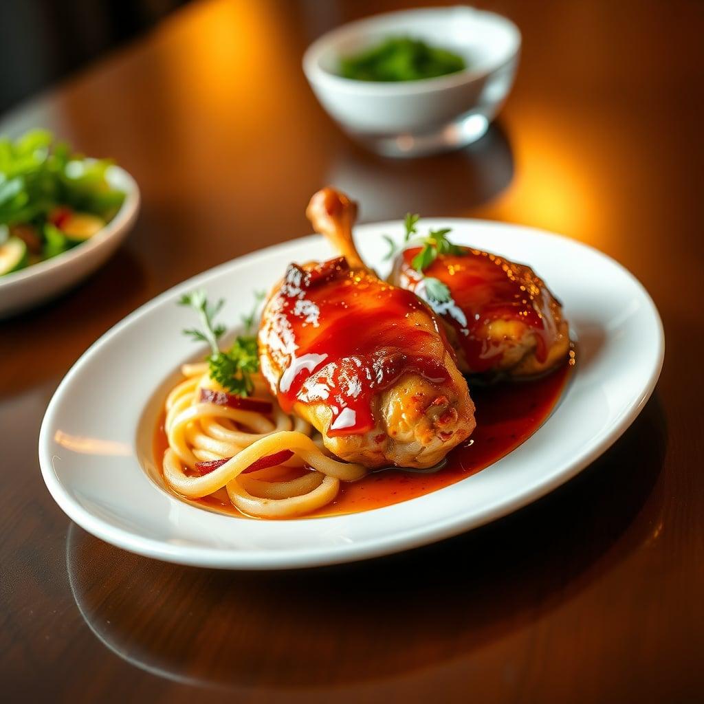 Sweet and Spicy Maple-Sriracha Glazed Chicken Thighs Sweet and Spicy Maple-Sriracha Glazed Chicken Thighs