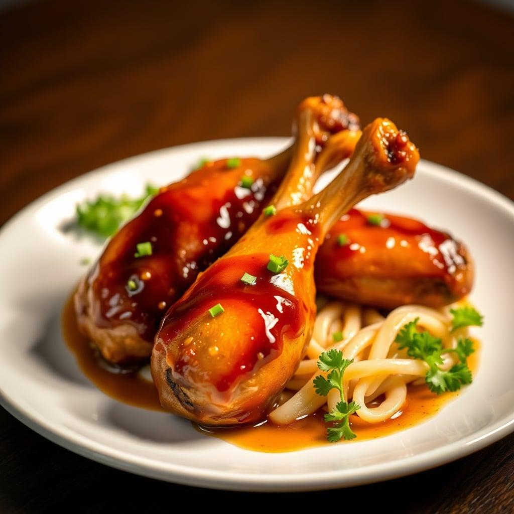 Sticky Honey-Soy Glazed Chicken Drumsticks Sticky Honey-Soy Glazed Chicken Drumsticks