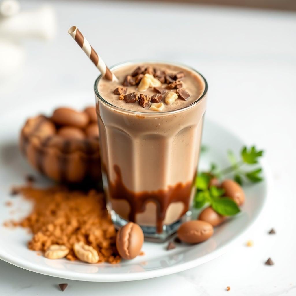 Chocolate Peanut Butter Protein Shake Chocolate Peanut Butter Protein Shake