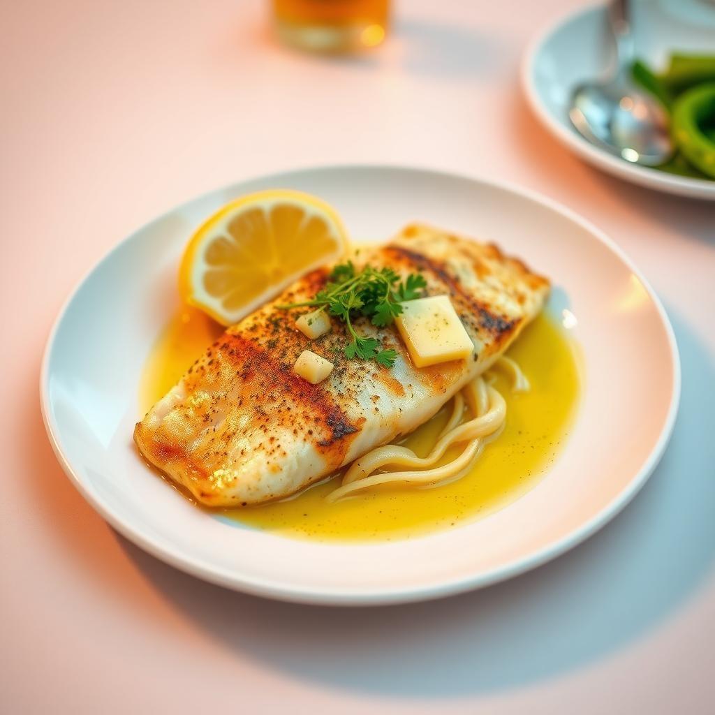Baked Garlic Butter Tilapia