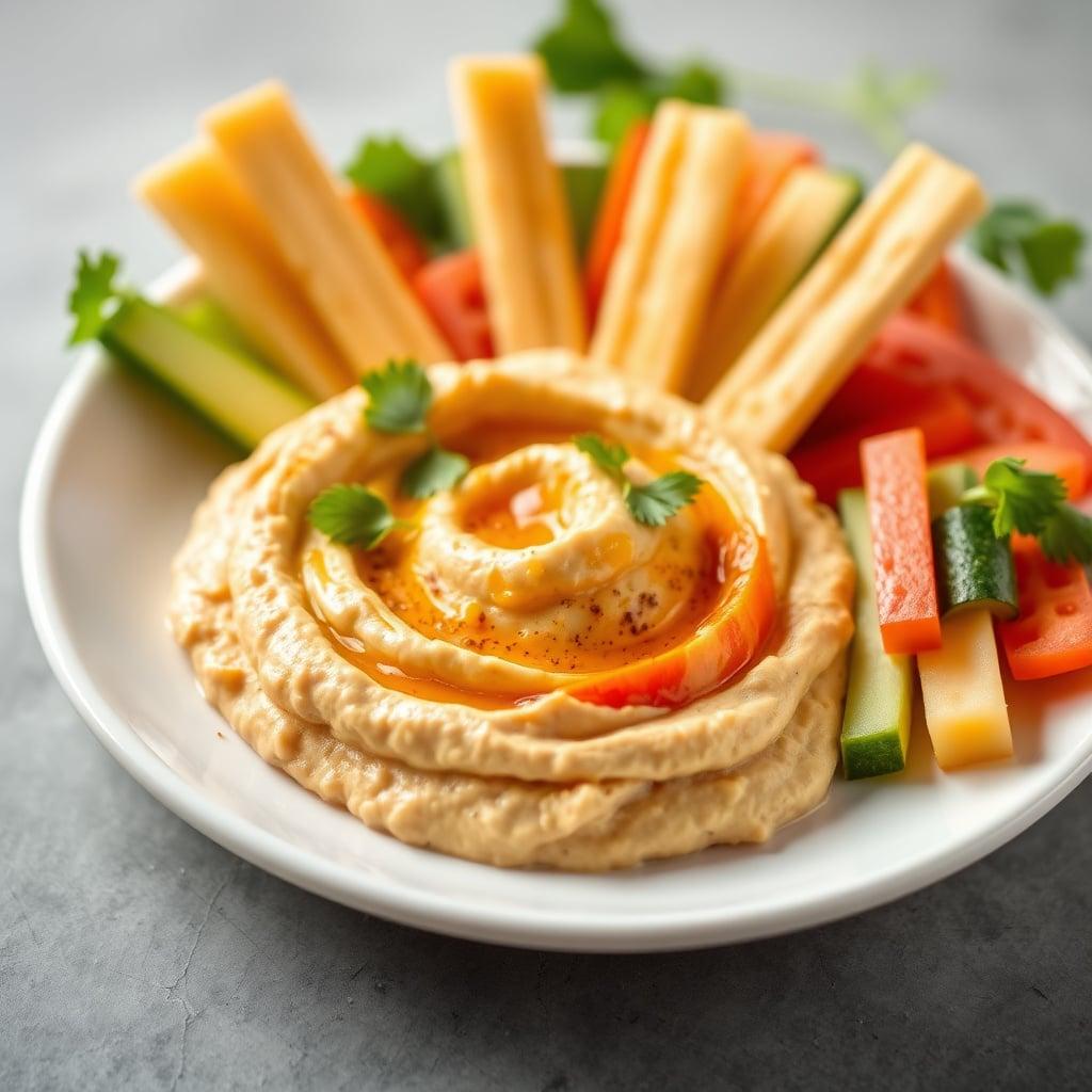 Hummus with Veggie Sticks Hummus with Veggie Sticks