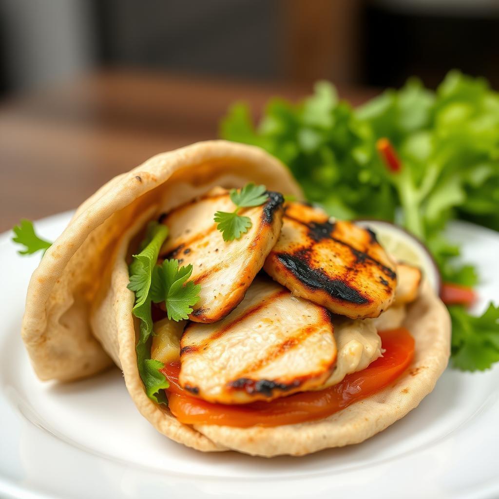 Hummus and Veggie Pita Pocket Hummus and Veggie Pita Pocket