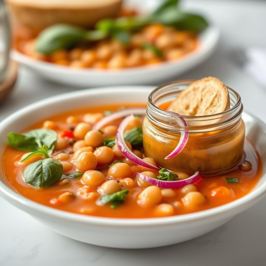 Mediterranean Bean & Vegetable Jar Soup Mediterranean Bean & Vegetable Jar Soup