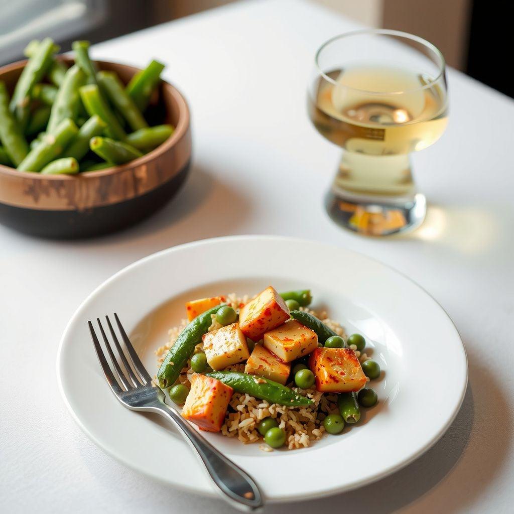Quick Indian Paneer & Green Pea Sauté Quick Indian Paneer & Green Pea Sauté