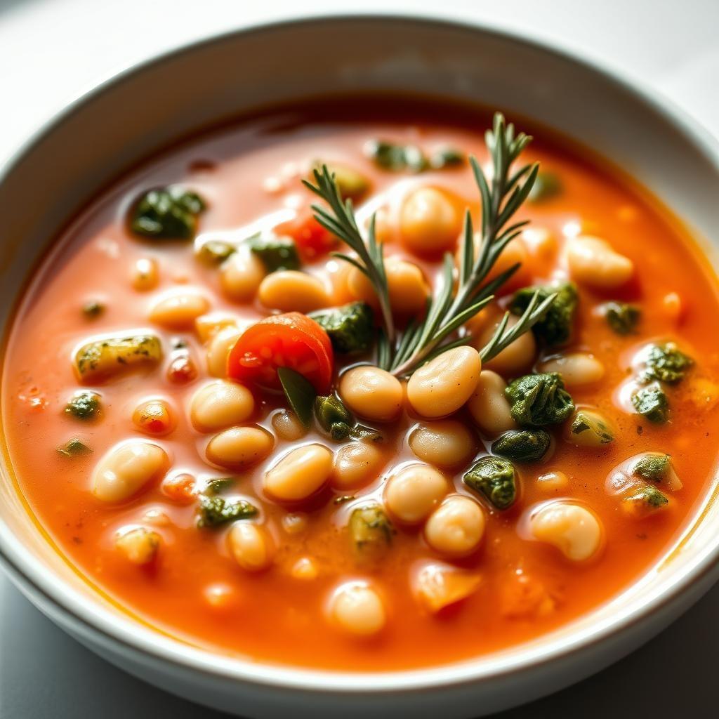 Rustic Italian White Bean & Kale Soup with Rosemary Rustic Italian White Bean & Kale Soup with Rosemary