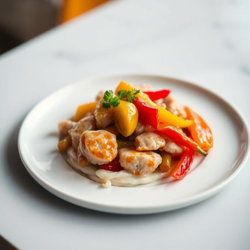 Junior Chef's Rainbow Chicken Stir-Fry Junior Chef's Rainbow Chicken Stir-Fry