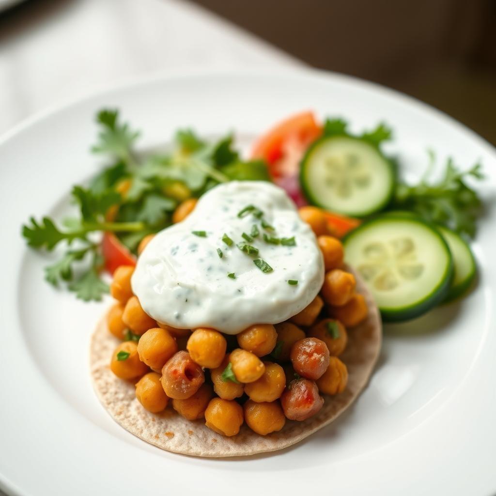 Mediterranean Chickpea Wrap with Quick Tzatziki Mediterranean Chickpea Wrap with Quick Tzatziki