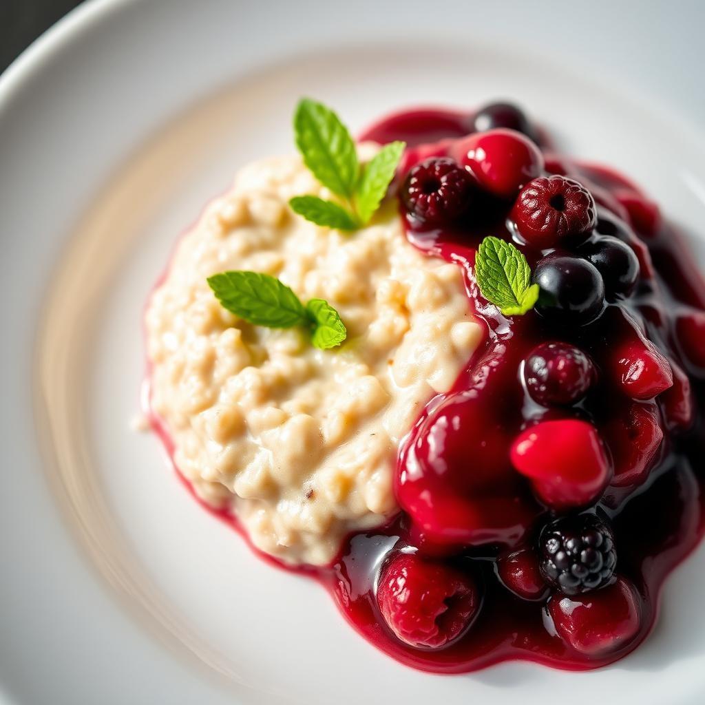 Overnight Oats with Berry Compote Overnight Oats with Berry Compote