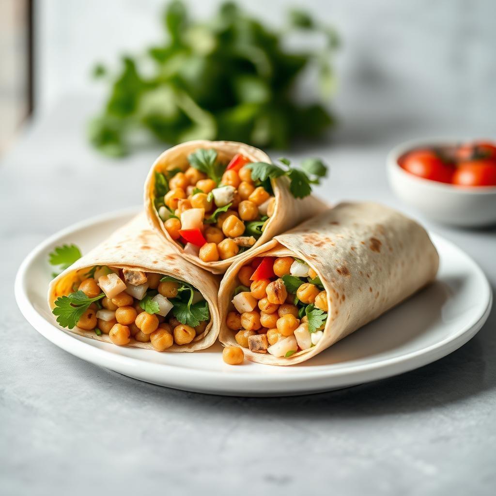 Mediterranean Chickpea Wraps Mediterranean Chickpea Wraps