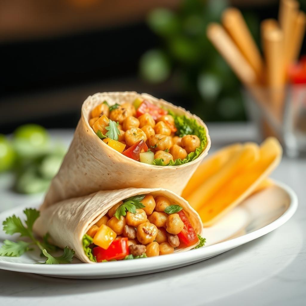 Mediterranean Chickpea & Cucumber Wrap Mediterranean Chickpea & Cucumber Wrap