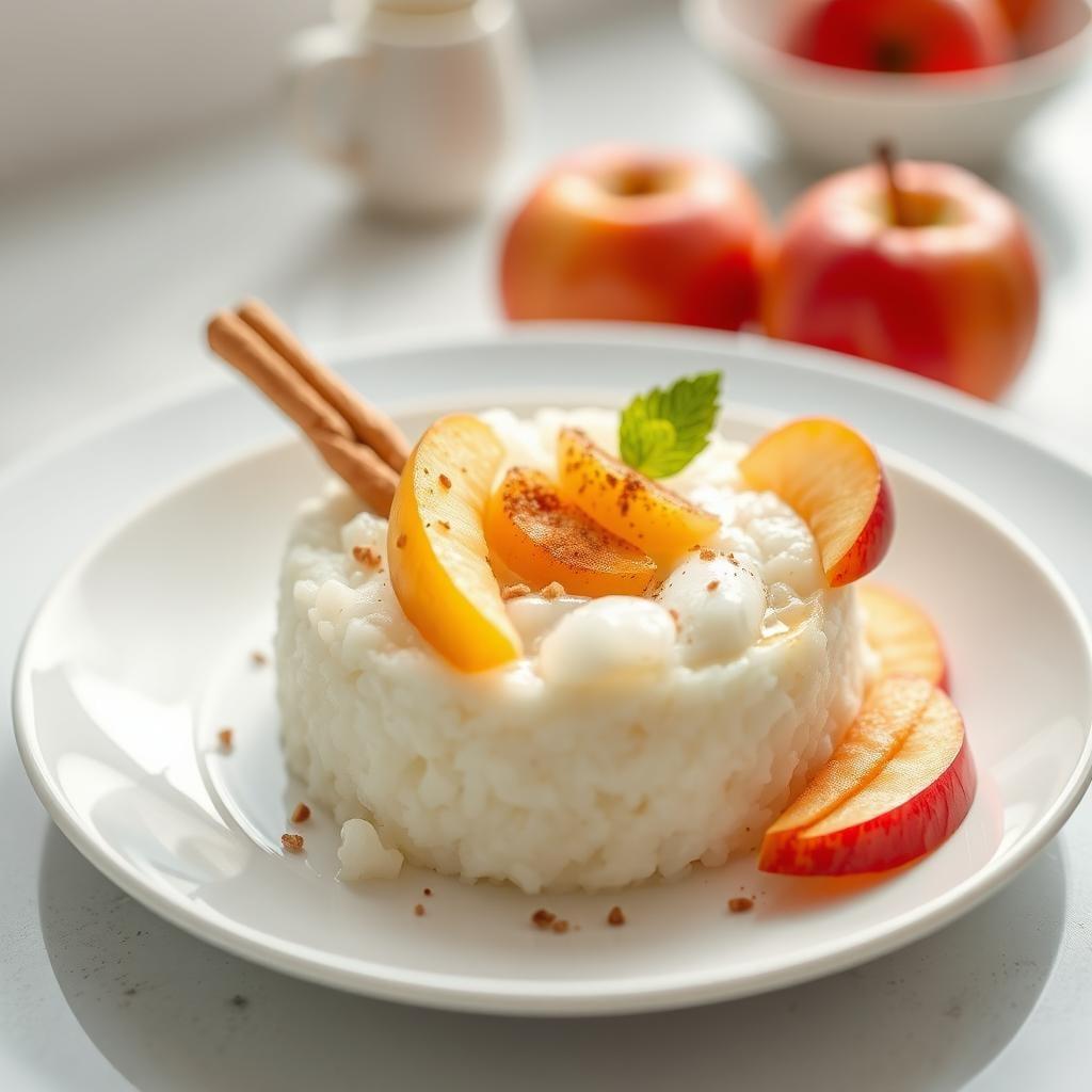 Coconut Rice Pudding with Cinnamon Apples Coconut Rice Pudding with Cinnamon Apples