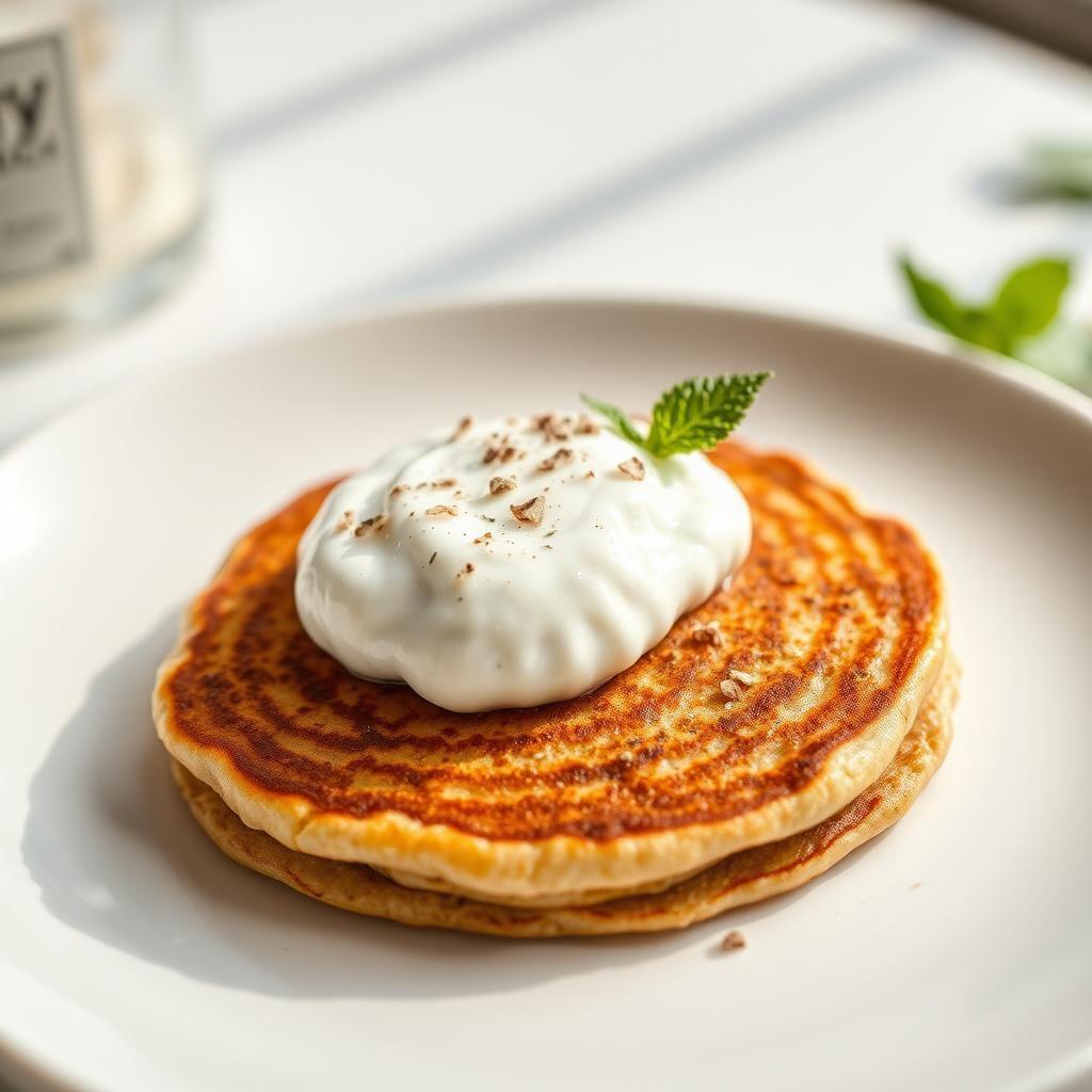 Whole Grain Banana Pancakes with Greek Yogurt Whole Grain Banana Pancakes with Greek Yogurt