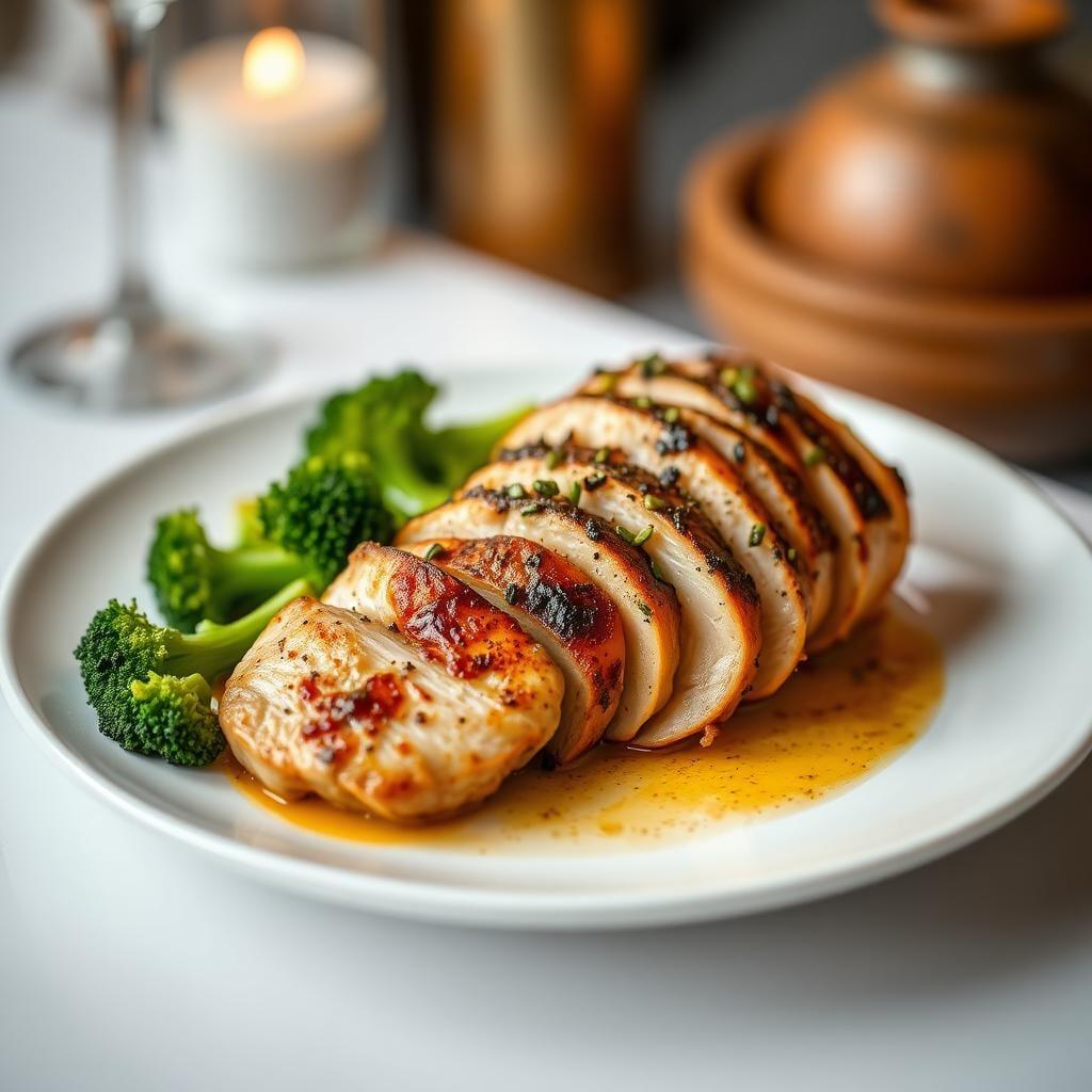Citrus and Herb Roasted Turkey Breast with Broccoli Citrus and Herb Roasted Turkey Breast with Broccoli