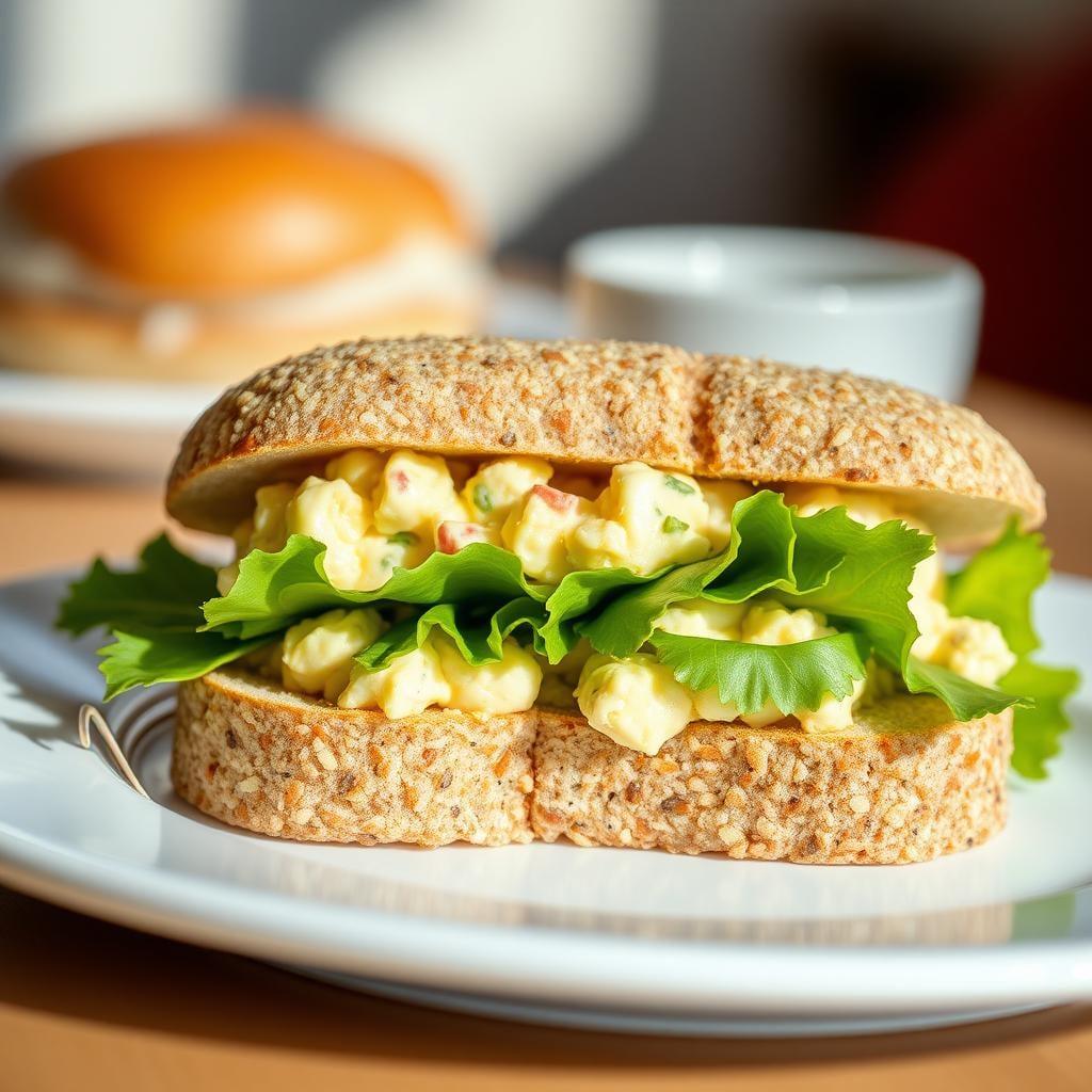 Egg Salad Sandwich on Whole Grain Egg Salad Sandwich on Whole Grain