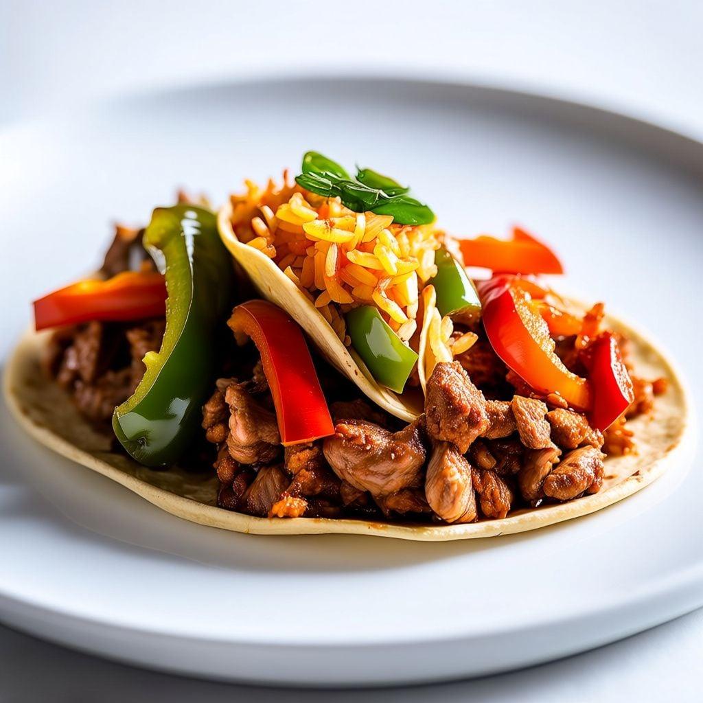 Turkey Taco Skillet with Microwave Rice and Peppers Turkey Taco Skillet with Microwave Rice and Peppers