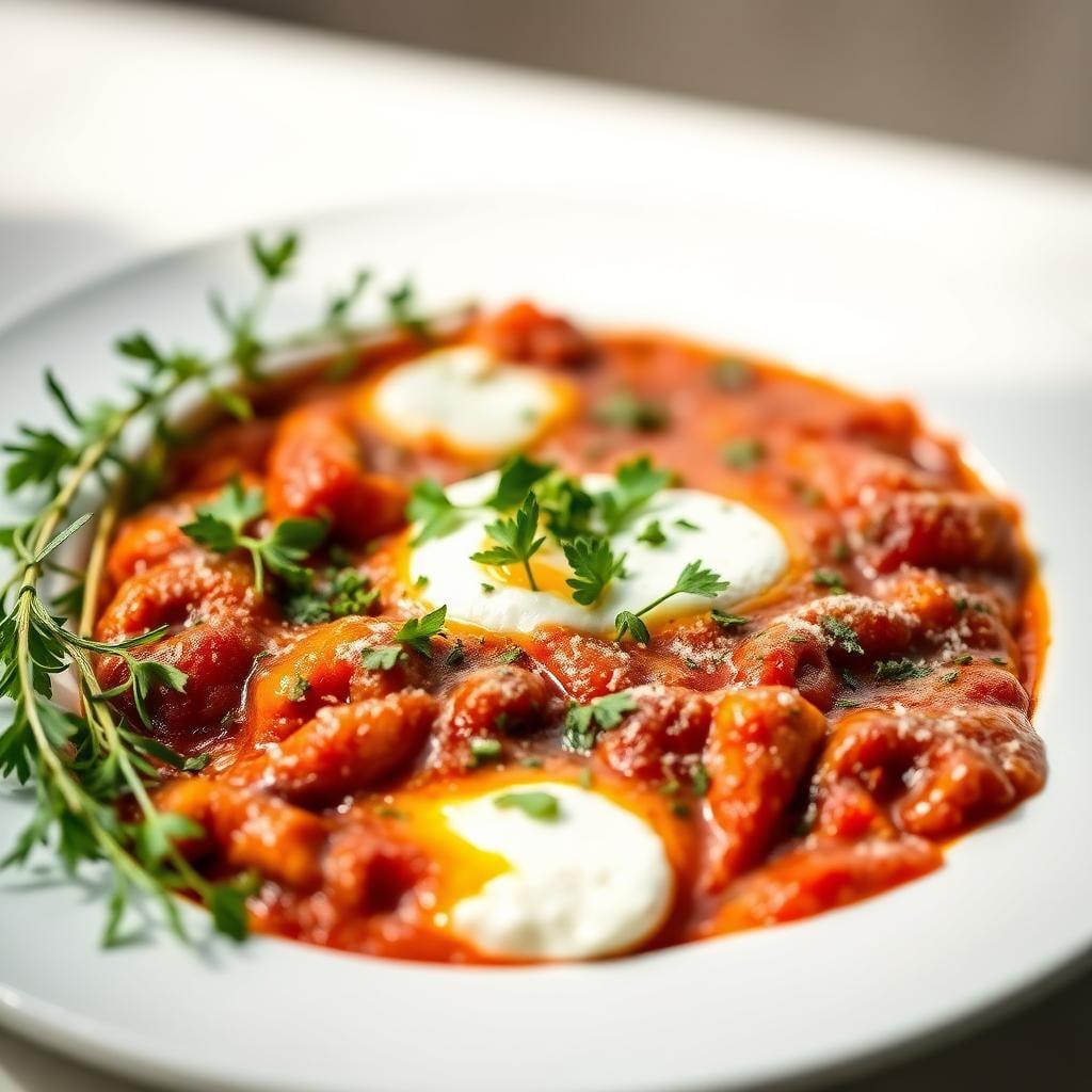 Shakshuka with Feta & Fresh Herbs Shakshuka with Feta & Fresh Herbs