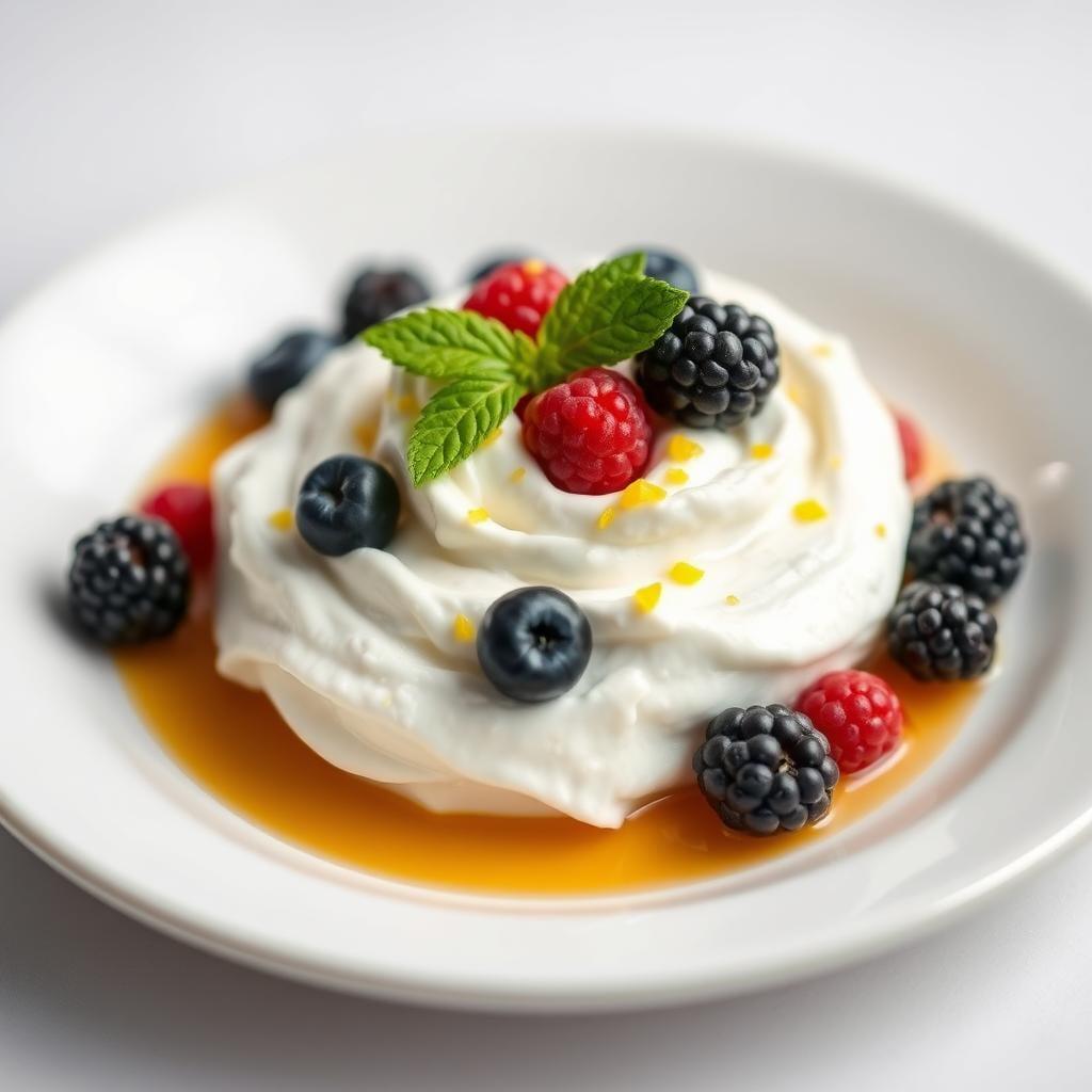 Whipped Ricotta with Lemon Zest and Berries Whipped Ricotta with Lemon Zest and Berries