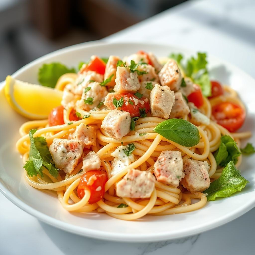 Zesty Lemon Tuna Pasta Salad Zesty Lemon Tuna Pasta Salad
