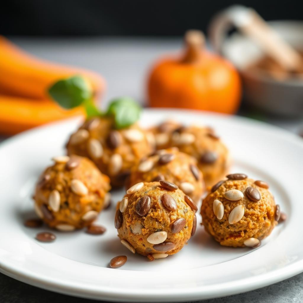 Spiced Pumpkin & Sunflower Seed Energy Bites (Leftover) Spiced Pumpkin & Sunflower Seed Energy Bites (Leftover)