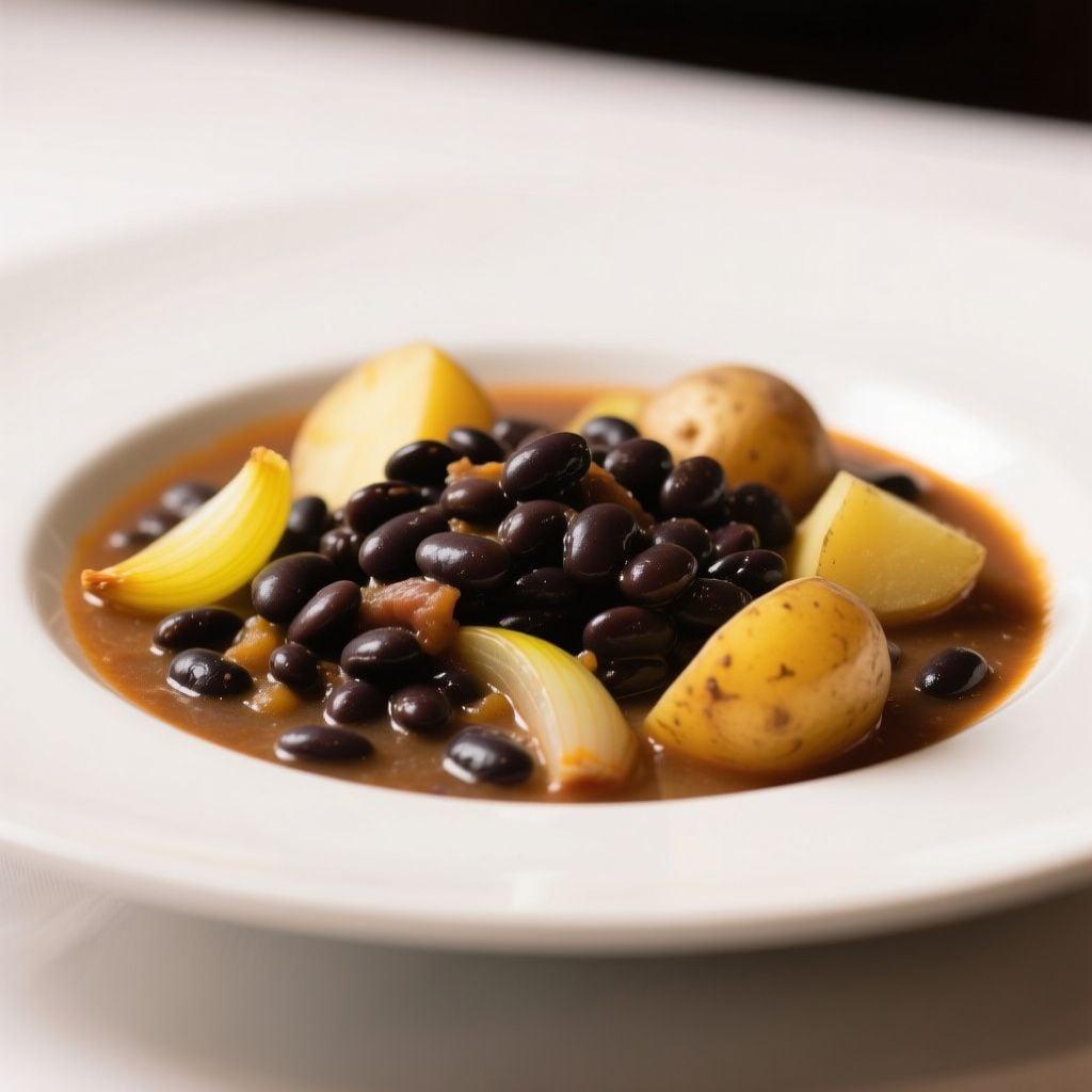 Rustic Spanish-Style Black Bean & Potato Stew Rustic Spanish-Style Black Bean & Potato Stew