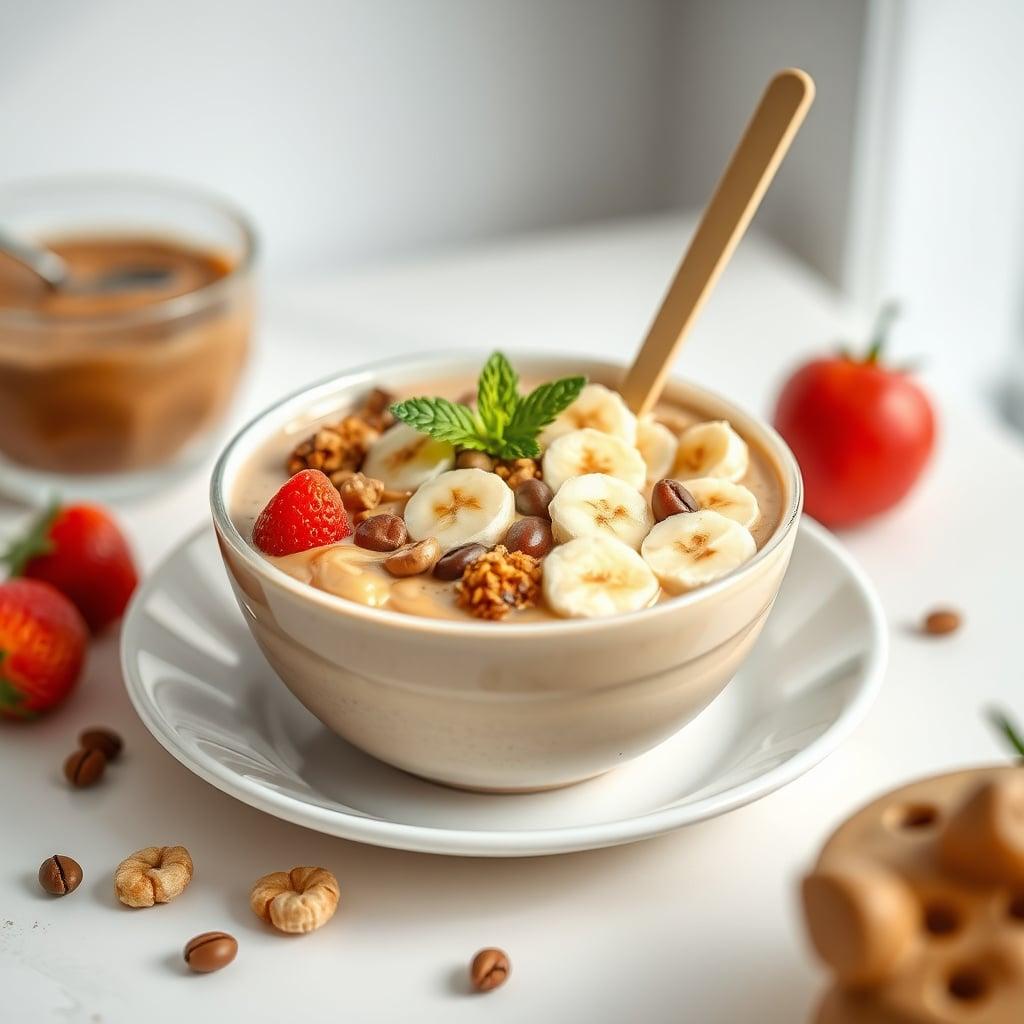 Banana Peanut Butter Smoothie Bowl