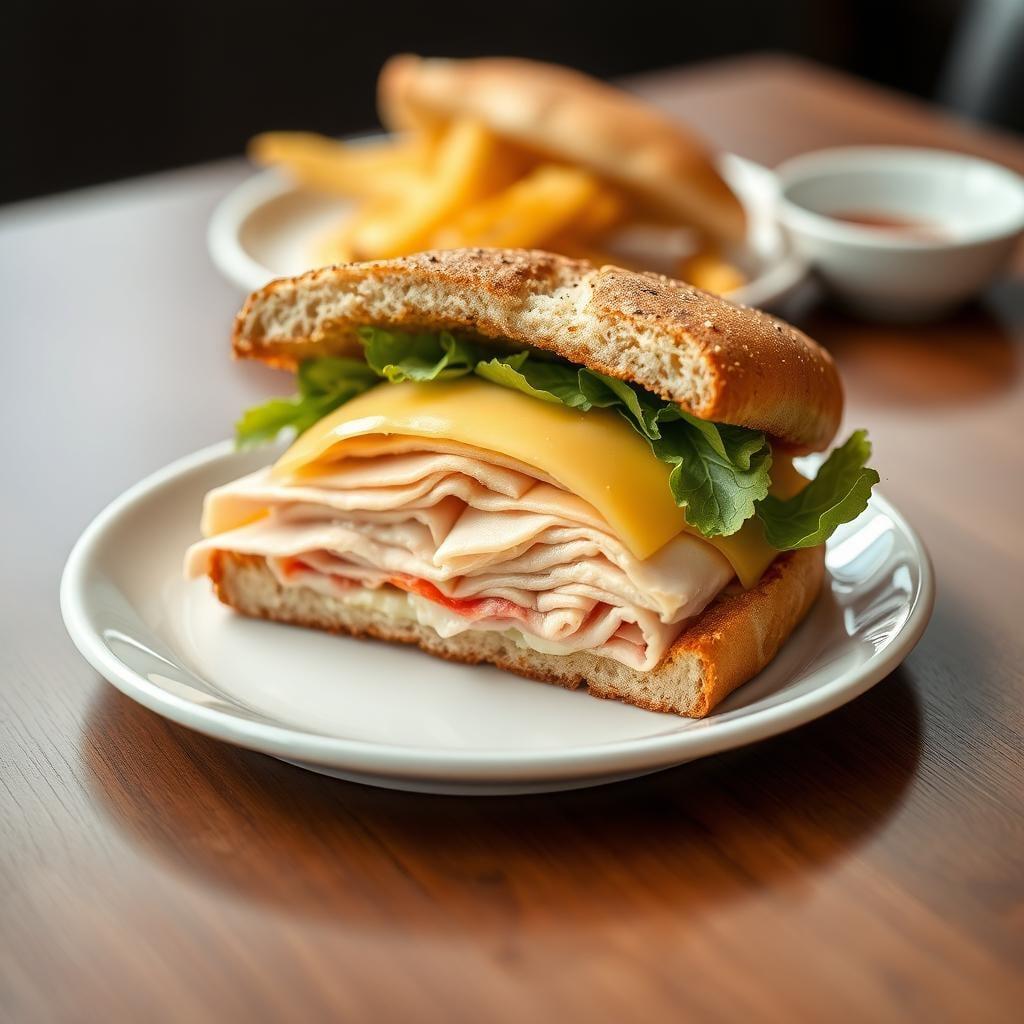 Turkey and Cheese Sandwich Turkey and Cheese Sandwich